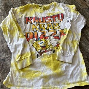(3 for $12) SpongeBob SquarePants Kids Long Sleeve Shirt 14/16